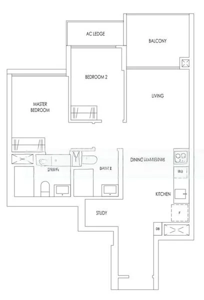 2 Bed Condo for Sale in  Treasure at Tampines - Image 10