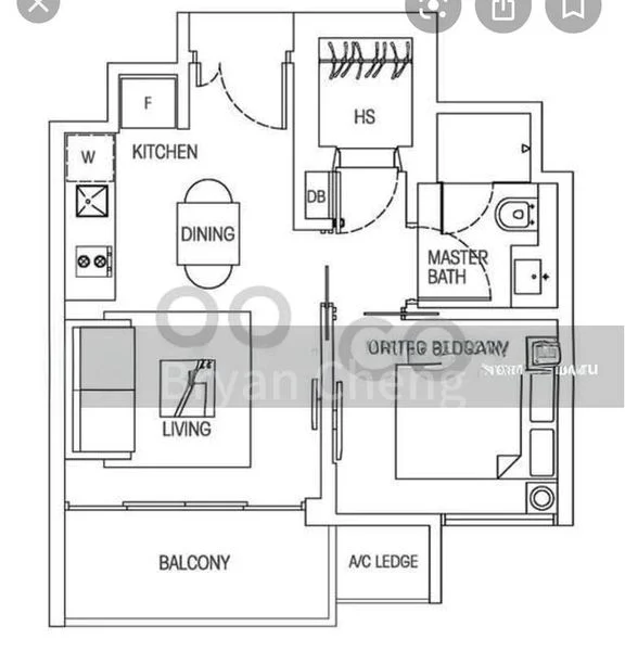 1 Bed Condo for Rent in Hedges Park Condominium - Image 9
