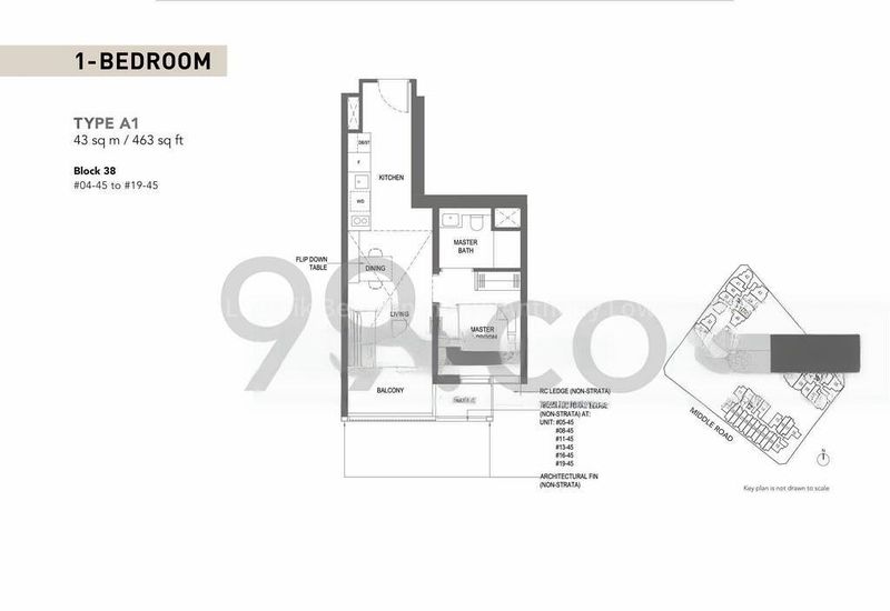 1 Bed Condo for Rent in  The M - Image 12