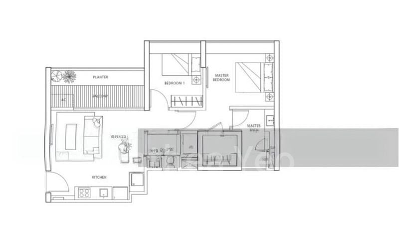 2 Bed Condo for Rent in  Spottiswoode Residences - Image 10