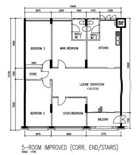Common Room (HDB) for Rent in  13 Toh Yi Drive - Image 4