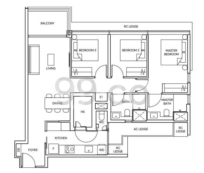 3 Bed Apartment (Condo) for Sale in  Terra Hill - Image 9