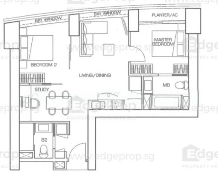 Common Room (Condo) for Rent in  The Sail @ Marina Bay - Image 11