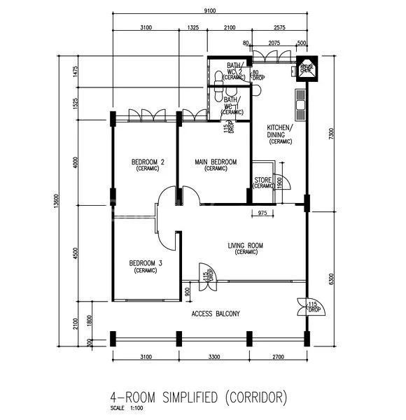 4 Room (4S) HDB for Sale in  609 Yishun Street 61 - Image 23