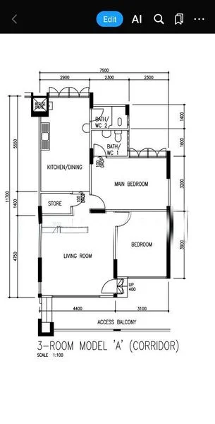 3 Room (3A) HDB for Sale in  143 Potong Pasir Avenue 2 - Image 16