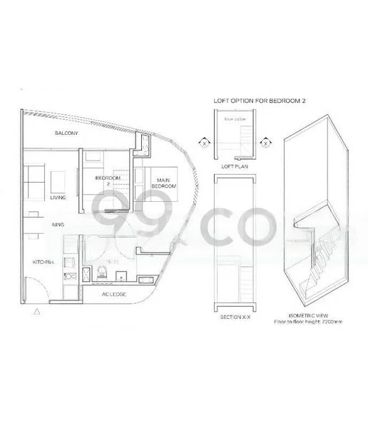 2 Bed Apartment (Condo) for Rent in  Robin Suites - Image 10