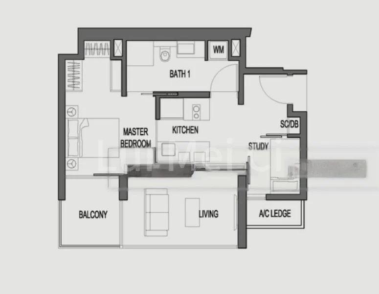 1+1 Bed Condo for Sale in  Marine Blue - Image 8