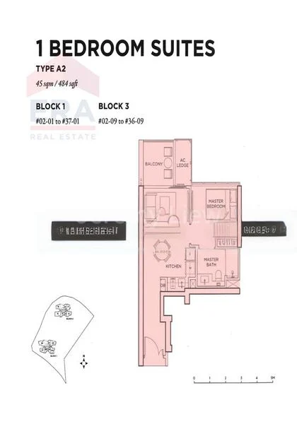 1 Bed Condo for Rent in  Gem Residences - Image 9