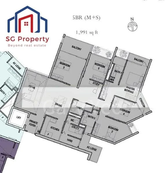 5 Bed Condo for Rent in  The Crest - Image 8