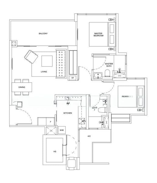 2 Bed Condo for Rent in  Riversails - Image 11