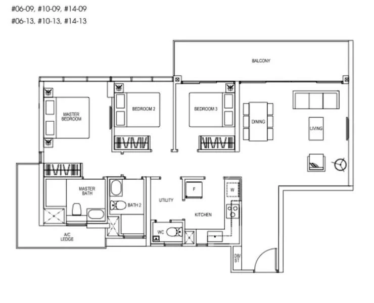 3 Bed Apartment (Condo) for Sale in  The Poiz Residences - Image 11