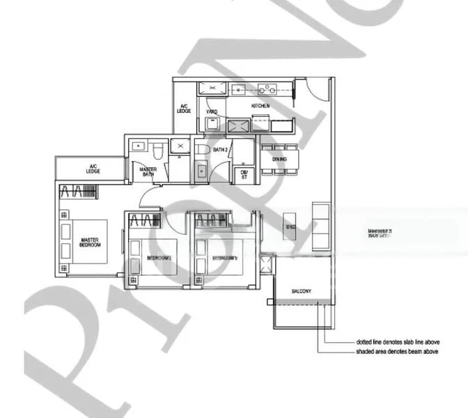 3 Bed Executive Condo for Rent in The Brownstone - Image 7