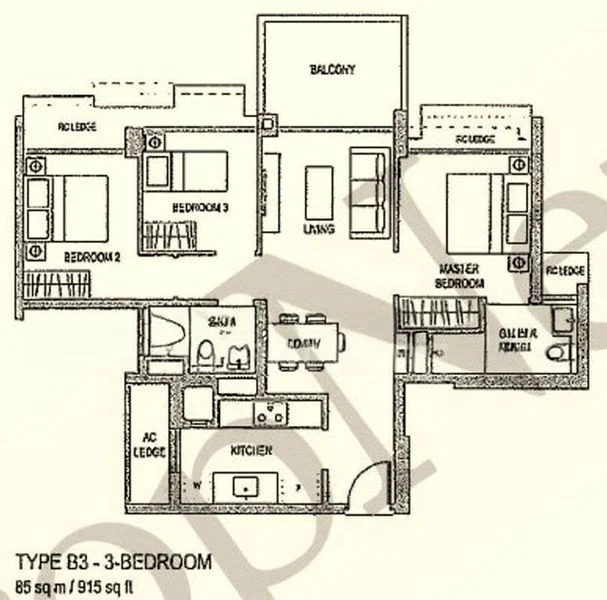3 Bed Executive Condo for Sale in  The Topiary - Image 8