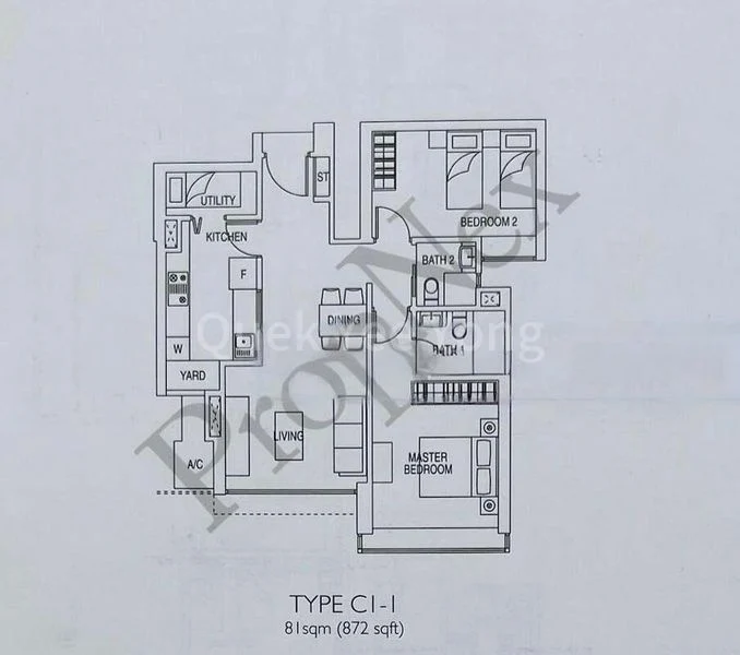 2 Bed Condo for Rent in Citylights - Image 13