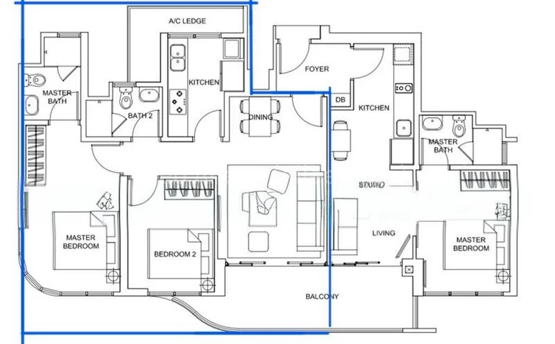 2 Bed Executive Condo for Rent in  Arc At Tampines - Image 12