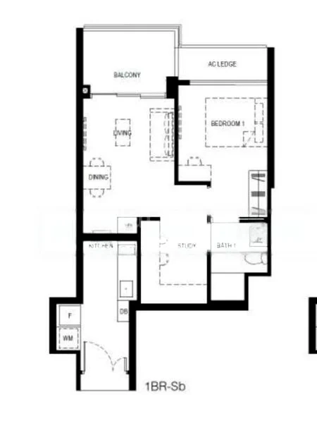 1 Bed Condo for Rent in Normanton Park - Image 5