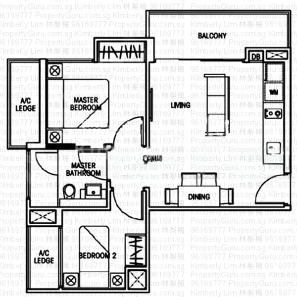 2 Bed Apartment (Condo) for Rent in  Suites @ Newton - Image 11