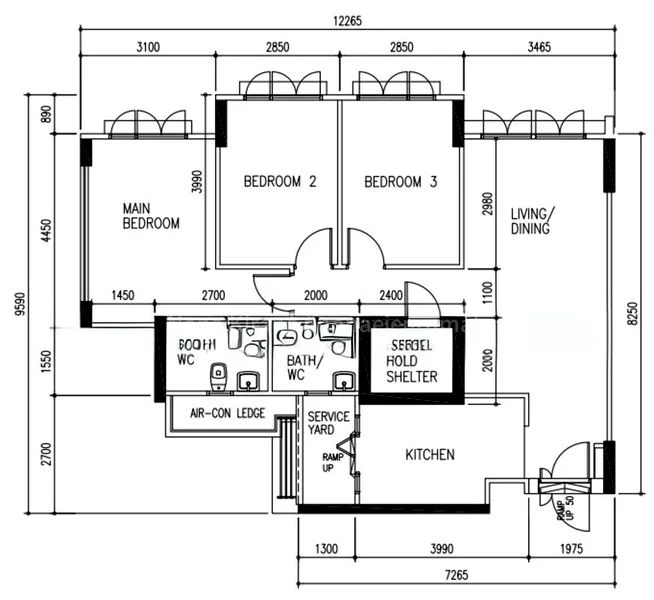 4 Room (4A) HDB for Sale in  487C Choa Chu Kang Avenue 5 - Image 18