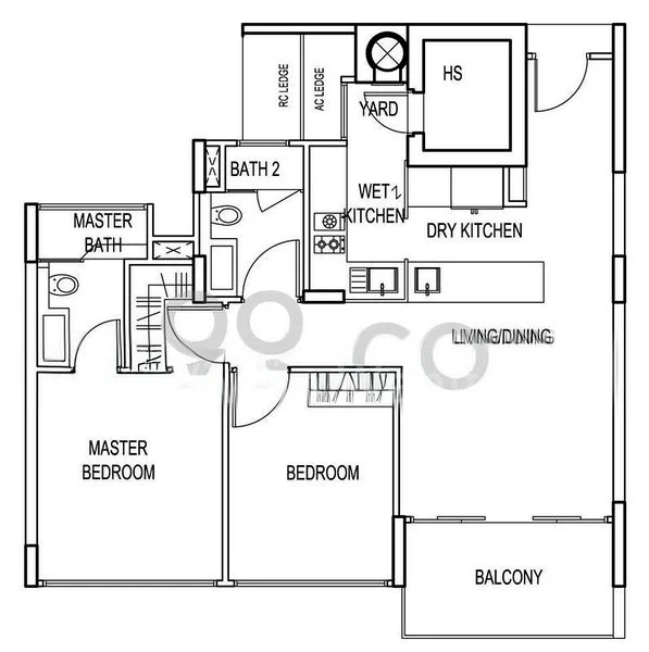 2 Bed Condo for Rent in  The Seawind - Image 6