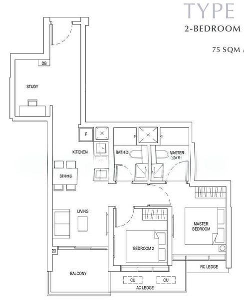 2 Bed Condo for Rent in  Newport Residences / Newport Tower - Image 12