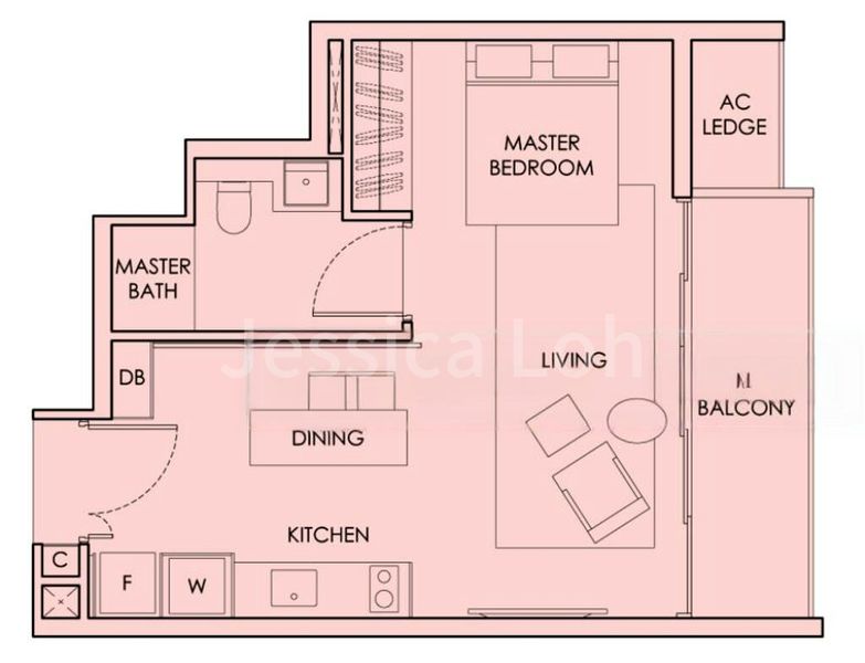 1 Bed Condo for Rent in  Highline Residences - Image 4
