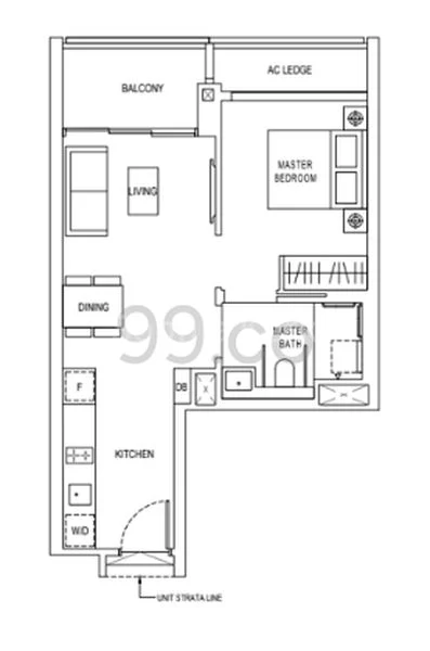 1 Bed Condo for Sale in  JadeScape - Image 5
