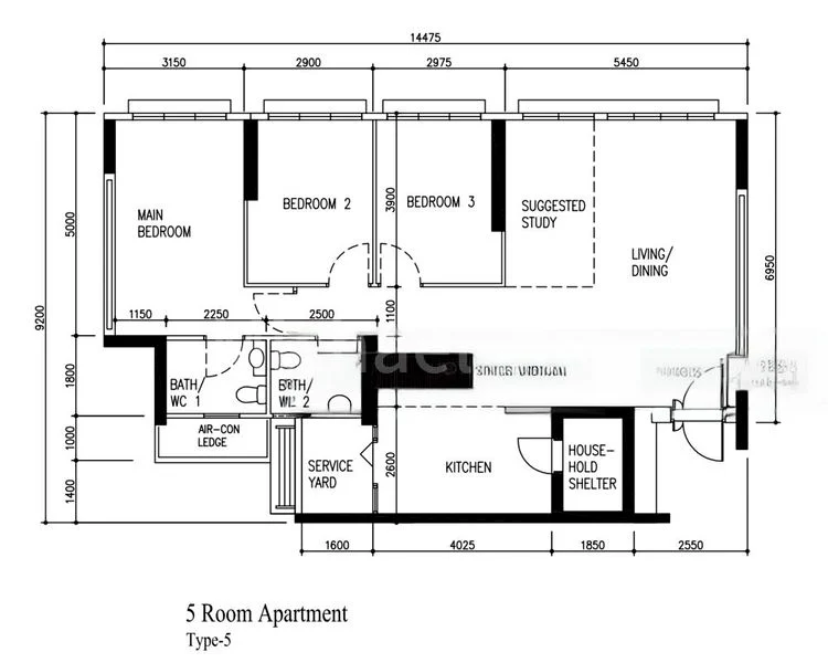 5 Room (5I) HDB for Sale in 322A Sumang Walk - Image 9
