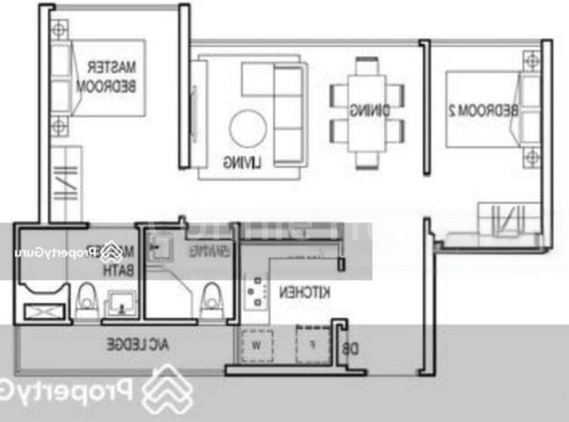 2 Bed Condo for Rent in  Symphony Suites - Image 8