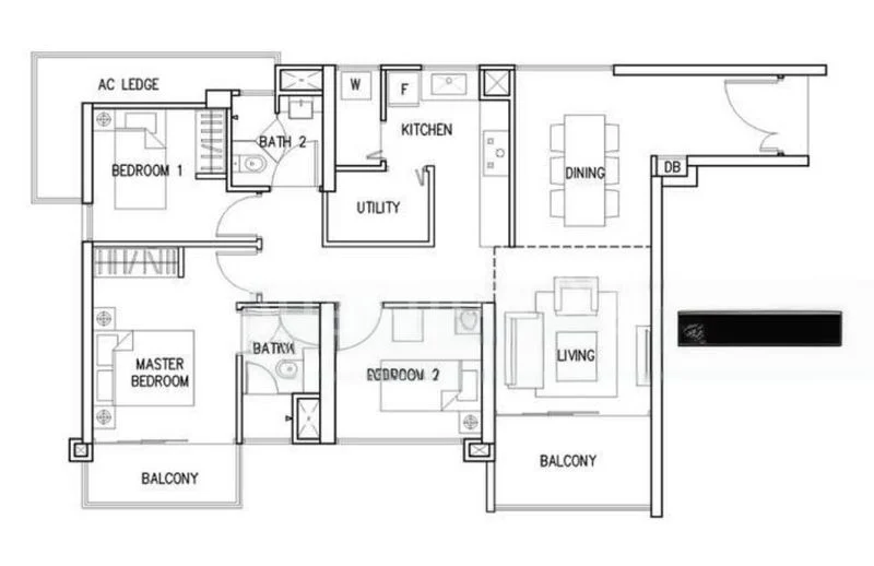 3 Bed Condo for Rent in  Eight Riversuites - Image 16
