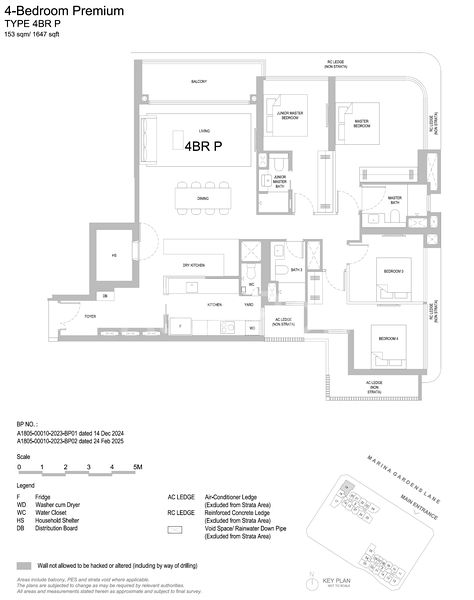 4 Bed Apartment (Condo) for Sale in One Marina Gardens - Image 13