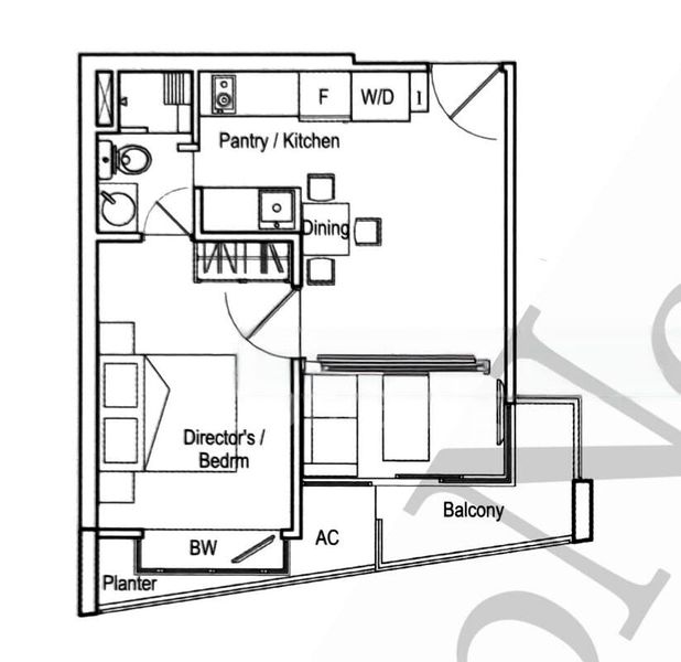 1 Bed Apartment (Condo) for Rent in Soho 188 - Image 13