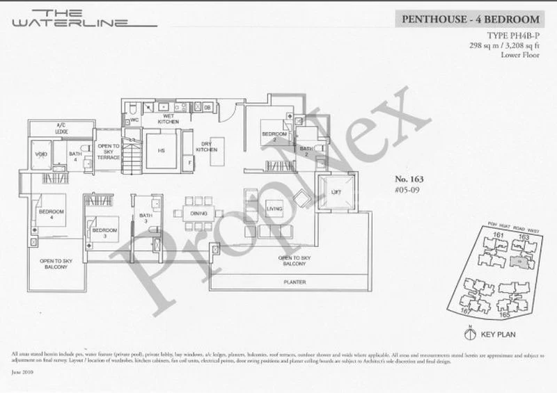 4 Bed Apartment (Condo) for Rent in The Waterline - Image 17