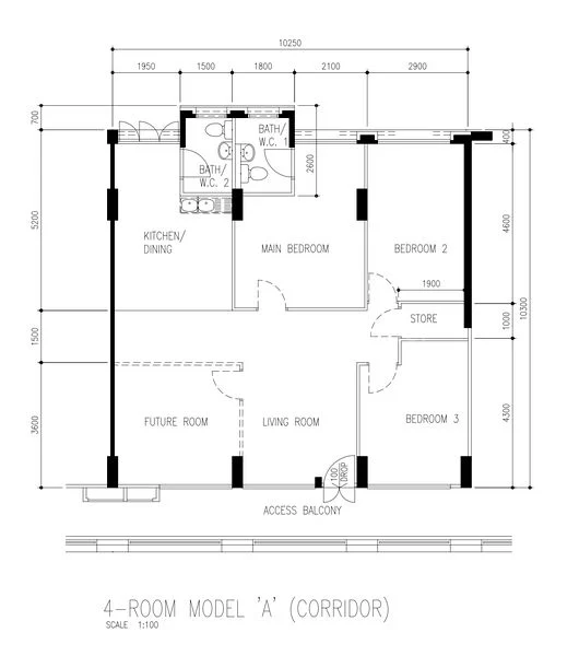 4 Room (4A) HDB for Sale in 213 Pasir Ris Street 21 - Image 13