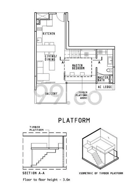 1 Bed Apartment (Condo) for Sale in  The Hillier - Image 27