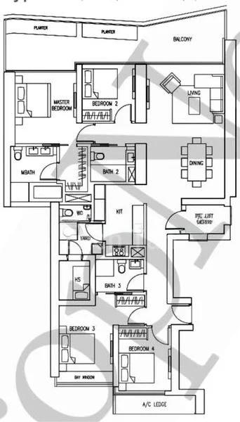 4 Bed Apartment (Condo) for Rent in  Marina Bay Suites - Image 11