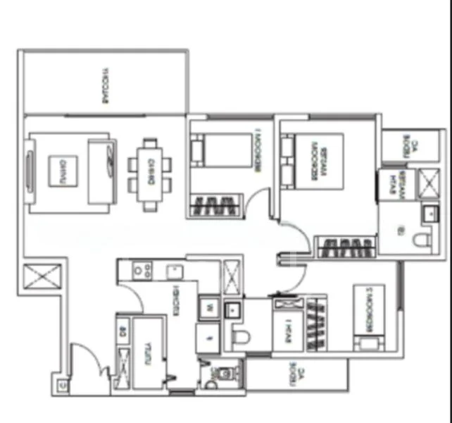 3 Bed Condo for Rent in  Highline Residences - Image 19