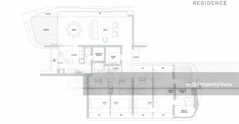 4 Bed Condo for Rent in  Ardmore Residence - Image 14