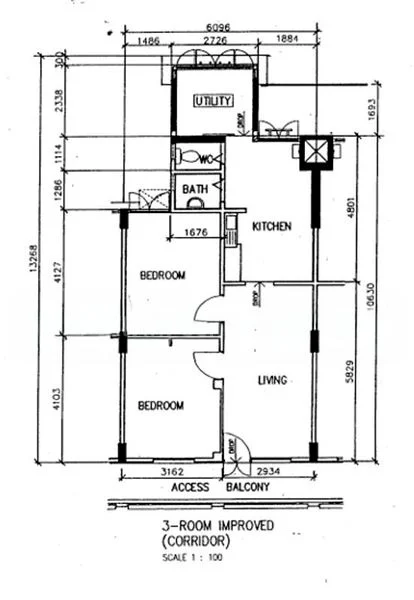 3 Room (3I) HDB for Sale in  98 Whampoa Drive - Image 6