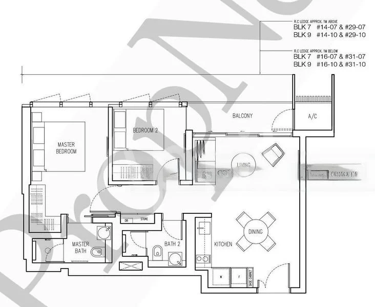 2 Bed Condo for Rent in  Echelon - Image 7