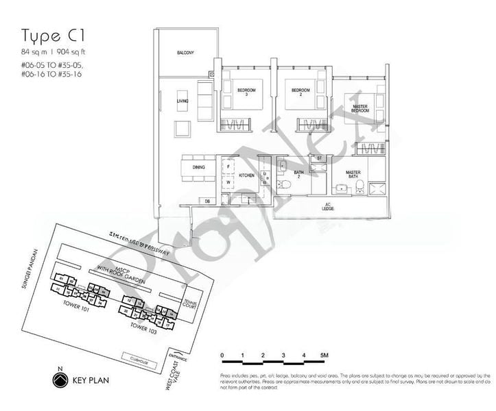 3 Bed Condo for Rent in  Parc Riviera - Image 7