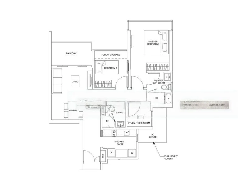 2 Bed Condo for Rent in  H2O Residences - Image 13