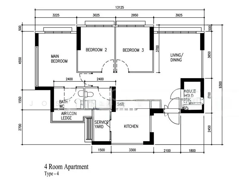 4 Room (4A) HDB for Sale in  166A Yung Kuang Road - Image 13