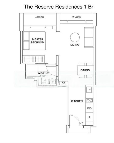 1 Bed Condo for Sale in  The Reserve Residences / Bukit V - Image 6