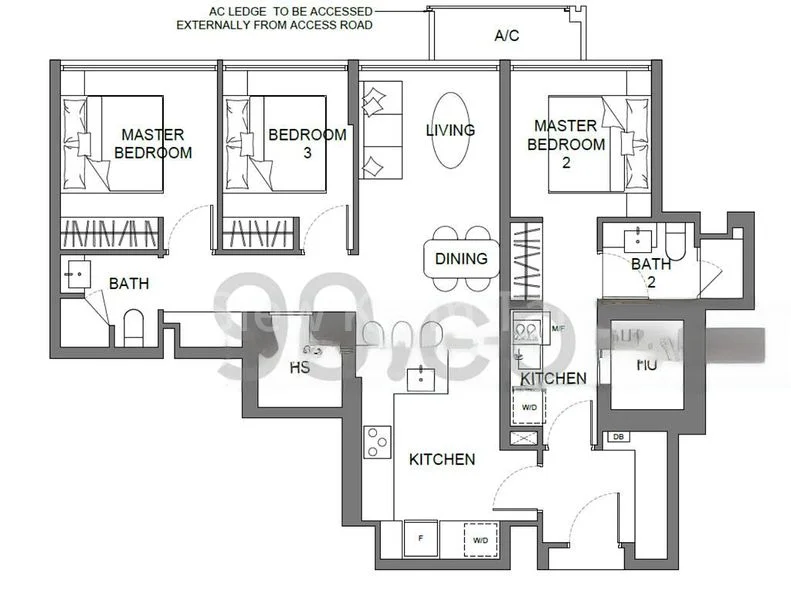 Studio Condo for Rent in Atlassia - Image 8