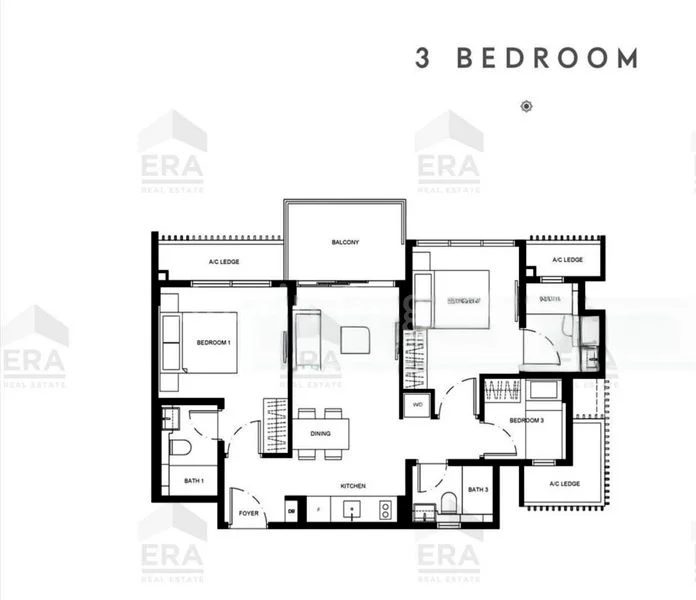 3 Bed Condo for Rent in  Jervois Lodge - Image 14