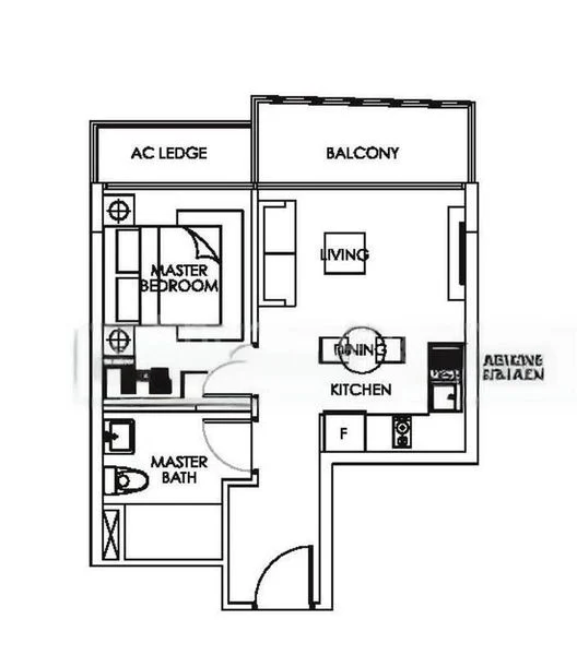 1 Bed Apartment (Condo) for Rent in  The Bently Residences @ Kovan - Image 5