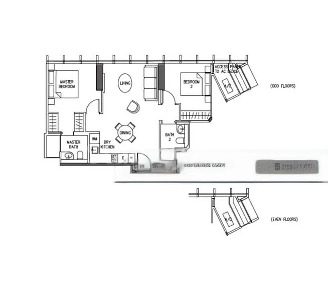2 Bed Apartment (Condo) for Sale in  Duo Residences / Duo Tower/Duo  Galleria - Image 8