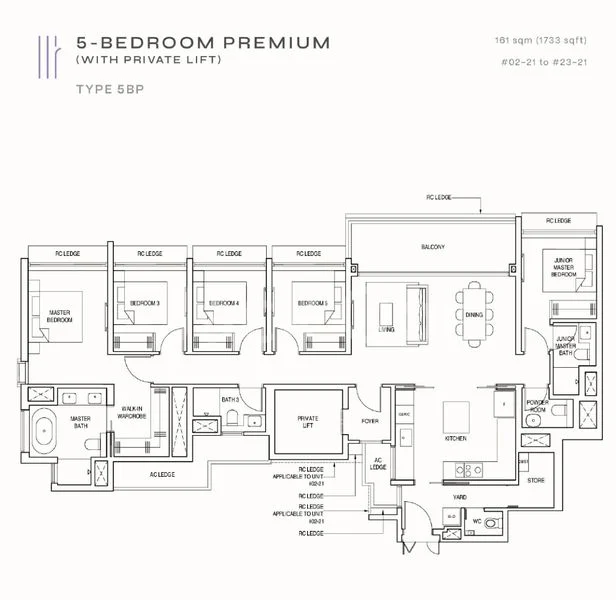 5 Bed Condo for Sale in Pinetree Hill - Image 14