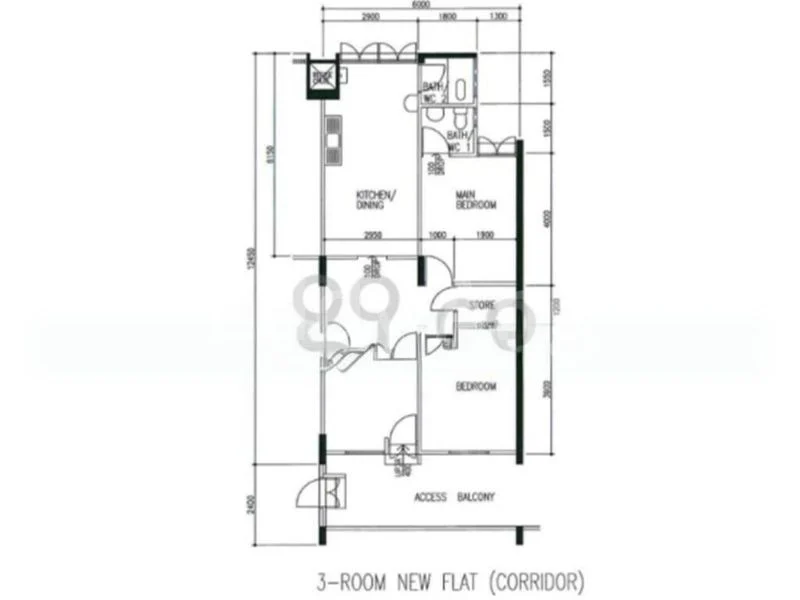 Common Room (HDB) for Rent in  210 Bukit Batok Street 21 - Image 5