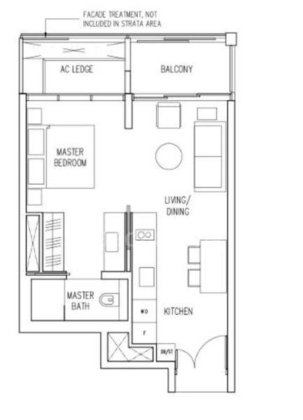 1+1 Bed Condo for Sale in 19 Nassim - Image 9